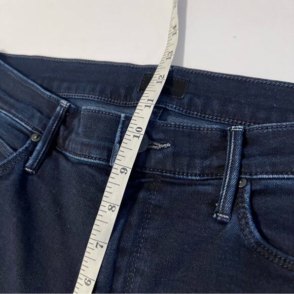 Mother Sz 31 The Mid Rise Dazzler Ankle Fray Jeans Holding Hands - Picture 10 of 11